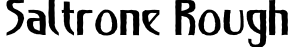 Saltrone Rough字体预览图
