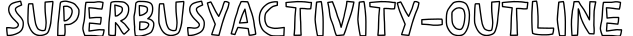 SuperbusyActivity-Outline字体预览图