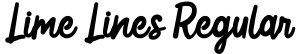 Lime Lines Regular字体预览图