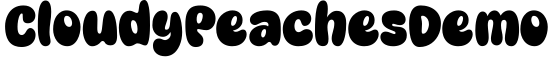 CloudyPeachesDemo字体预览图