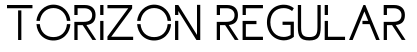 Torizon Regular字体预览图
