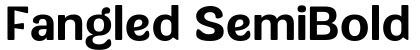 Fangled SemiBold字体预览图