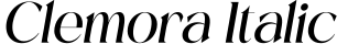 Clemora Italic预览图片