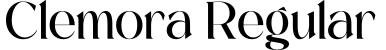 Clemora Regular预览字体图片