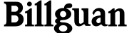 Billguan字体预览图