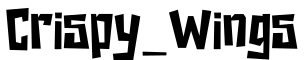 Crispy_Wings字体预览图