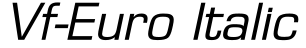 Vf-Euro Italic字体预览图