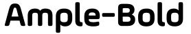 Ample-Bold字体预览