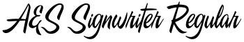 A&S Signwriter Regular字体预览图