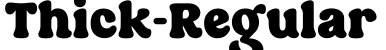 Thick-Regular字体预览