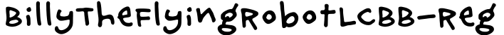 BillyTheFlyingRobotLCBB-Reg字体预览图