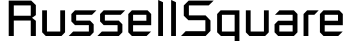RussellSquare字体预览图