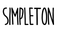 Simpleton字体预览