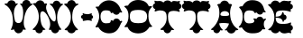 VNI-Cottage字体预览图