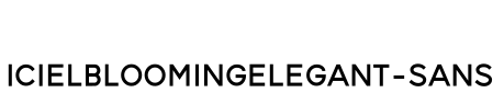 iCielBloomingElegant-Sans字体预览图