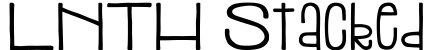 LNTH Stacked字体预览图