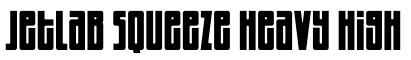 Jetlab Squeeze Heavy High字体预览图