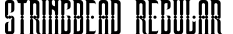 Stringbead Regular字体预览图