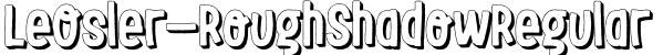 LeOsler-RoughShadowRegular字体预览图