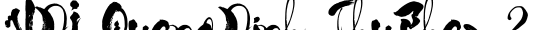 VNI QuangNinh_ThuPhap_2字体预览图