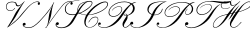 VNScriptH字体预览图