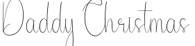 Daddy Christmas字体预览图