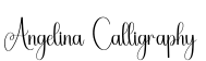 Angelina Calligraphy预览图片