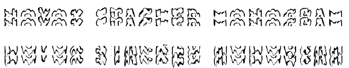 Novox Stacked Monogram字体预览图