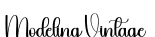 Modeling Vintage字体预览图