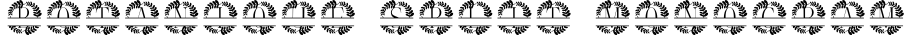 Botanique Split Monogram字体预览图