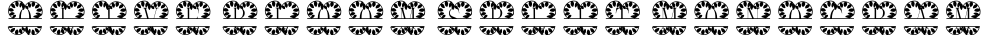 Olive Bloom Split Monogram字体预览图
