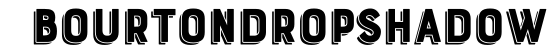 ☞BourtonDropShadow字体预览图
