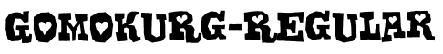 GomokuRg-Regular预览字体图片