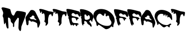 Matteroffact字体预览图