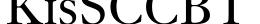 KisSCCBT字体预览图