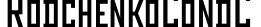 RodchenkoCondC预览字体图片