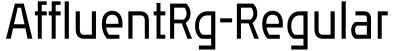 AffluentRg-Regular字体预览图