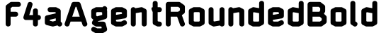 F4aAgentRoundedBold字体预览图