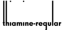 Thiamine-Regular字体预览图
