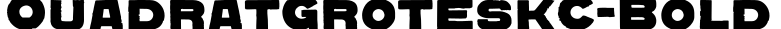 QuadratGroteskC-Bold字体预览