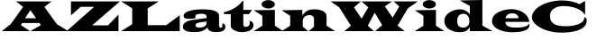 AZLatinWideC预览字体图片