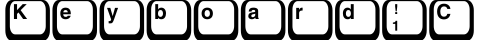 Keyboard1C字体预览图