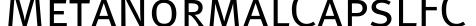 MetaNormalCapsLFC字体预览图