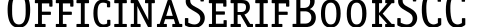 OfficinaSerifBookSCC字体预览图