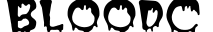 BloodC字体预览图