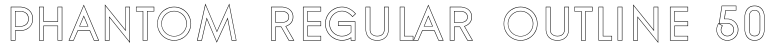phantom regular outline 50字体预览图