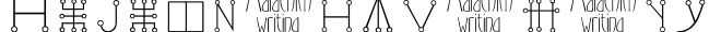 MalachimWriting字体预览图
