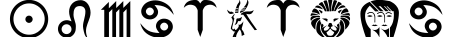 Astrologer字体预览图