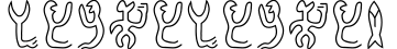 RongoRongoB字体预览图