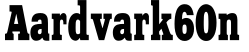 Aardvark60n字体预览图